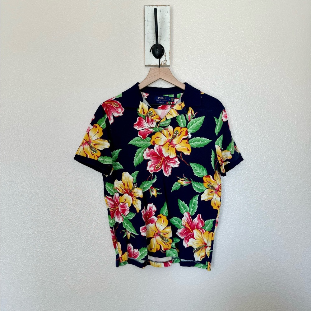 Polo by Ralph Lauren Men's Navy Floral Shirt